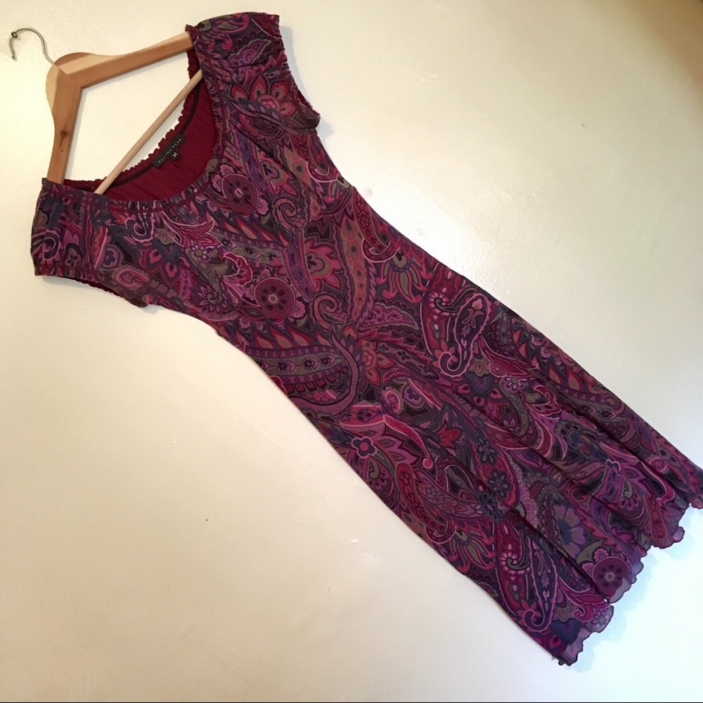 Anthropology / Weston Wear Paisley Dress